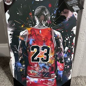 Basketball Legend Art Print - Red